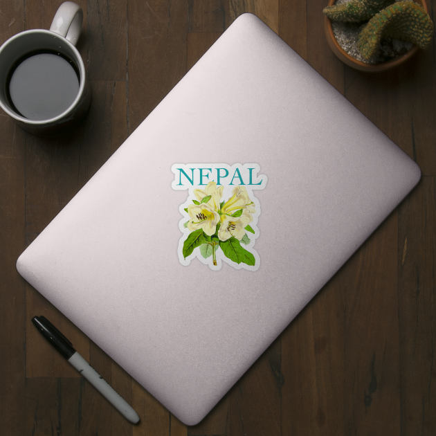 Nepal Botanical Illustration by Pico Originals